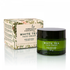 Herbal Energies - Arckrém fehér teával, SPF 10