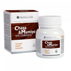 Active Life - Chaga & Mumiyo kapszula fekete berkenyével