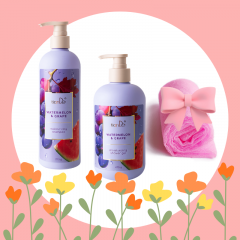 HIDRATÁLÓ ÁPOLÁS GÖRÖGDINNYÉVEL ÉS SZŐLŐVEL - AKCIÓ!