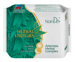 Herbal Energies - Artemisia gyógynövényes ultravékony intim betét, 8 db